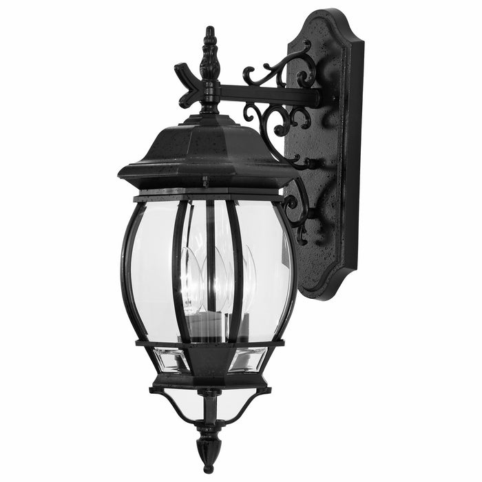 Myhouse Lighting Nuvo Lighting - 60-893 - Three Light Outdoor Wall Lantern - Central Park - Textured Black