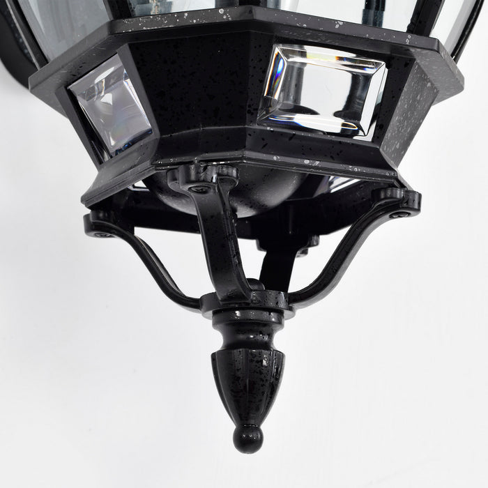 Myhouse Lighting Nuvo Lighting - 60-893 - Three Light Outdoor Wall Lantern - Central Park - Textured Black