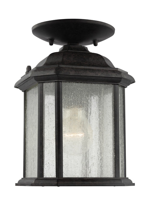 Myhouse Lighting Generation Lighting - 60029-746 - One Light Outdoor Semi-Flush Convertible Pendant - Kent - Oxford Bronze