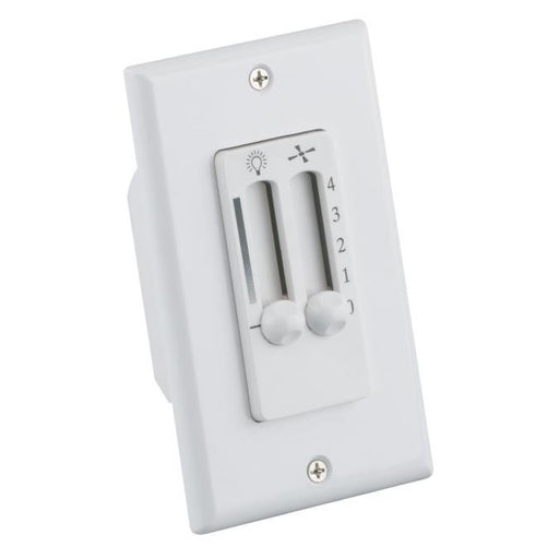 Myhouse Lighting Westinghouse Lighting - 7787300 - Dual Slide 4 Speed Ceiling Fan and Light Wall Control - Control - White
