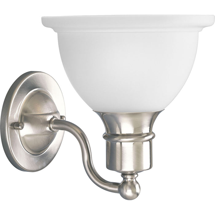 Myhouse Lighting Progress Lighting - P3161-09 - One Light Bath Bracket - Madison - Brushed Nickel