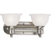 Myhouse Lighting Progress Lighting - P3162-09 - Two Light Bath Bracket - Madison - Brushed Nickel