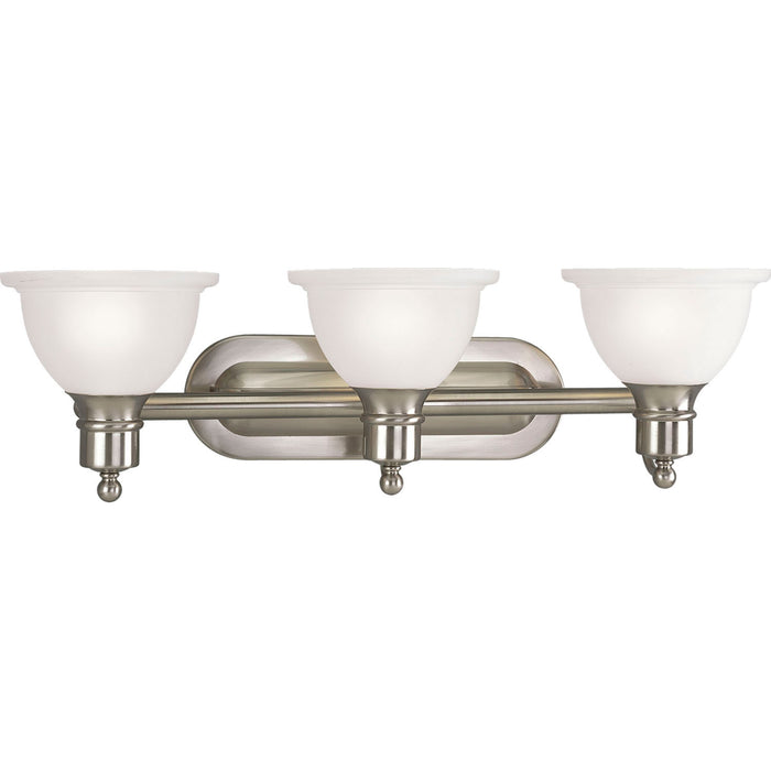 Myhouse Lighting Progress Lighting - P3163-09 - Three Light Bath Bracket - Madison - Brushed Nickel