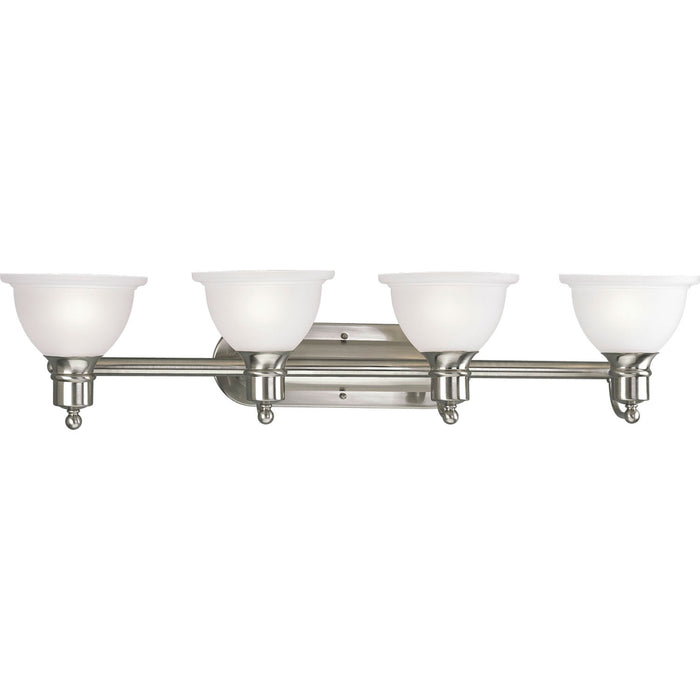 Myhouse Lighting Progress Lighting - P3164-09 - Four Light Bath Bracket - Madison - Brushed Nickel