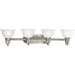 Myhouse Lighting Progress Lighting - P3164-09 - Four Light Bath Bracket - Madison - Brushed Nickel