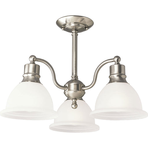 Myhouse Lighting Progress Lighting - P3663-09 - Three Light Flush Mount - Madison - Brushed Nickel