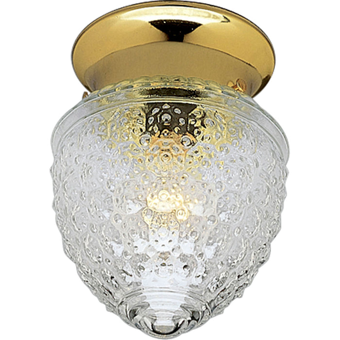 Myhouse Lighting Progress Lighting - P3750-10 - One Light Flush Mount - Glass Globes - Polished Brass