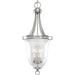 Myhouse Lighting Progress Lighting - P3753-09 - Three Light Foyer Pendant - Seeded Glass - Brushed Nickel