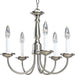 Myhouse Lighting Progress Lighting - P4009-09 - Five Light Chandelier - Five Light - Brushed Nickel