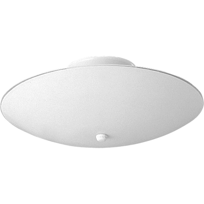 Myhouse Lighting Progress Lighting - P4610-30 - Three Light Flush Mount - Round Glass - White