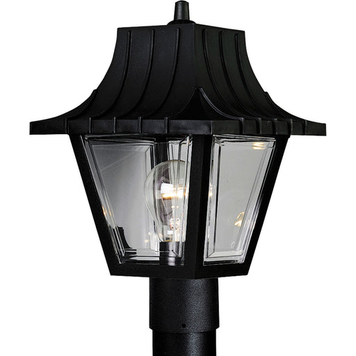 Myhouse Lighting Progress Lighting - P5414-31 - One Light Post Lantern - Mansard - Textured Black