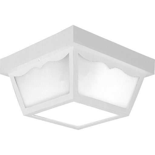 Myhouse Lighting Progress Lighting - P5745-30 - Two Light Outdoor Flush Mount - Ceiling Mount - Polycarbonate - White