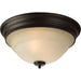 Myhouse Lighting Progress Lighting - P3184-77 - Two Light Flush Mount - Torino - Forged Bronze