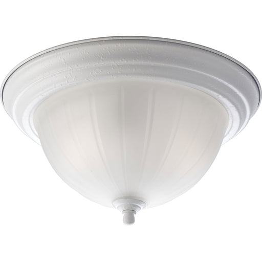 Myhouse Lighting Progress Lighting - P3817-30 - Two Light Flush Mount - Melon Glass - White