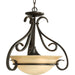 Myhouse Lighting Progress Lighting - P3843-77 - Three Light Foyer Pendant - Torino - Forged Bronze