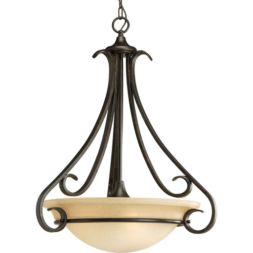 Myhouse Lighting Progress Lighting - P3847-77 - Three Light Pendant - Torino - Forged Bronze