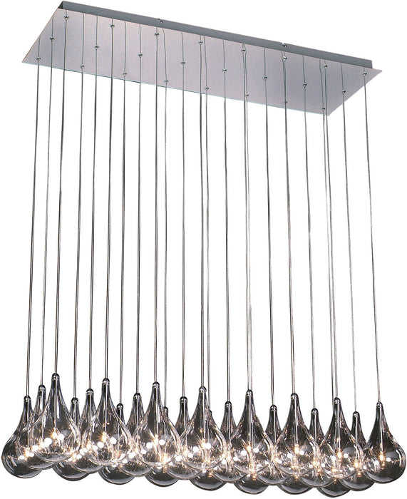 Myhouse Lighting ET2 - E20118-18 - 24 Light Pendant - Larmes - Polished Chrome