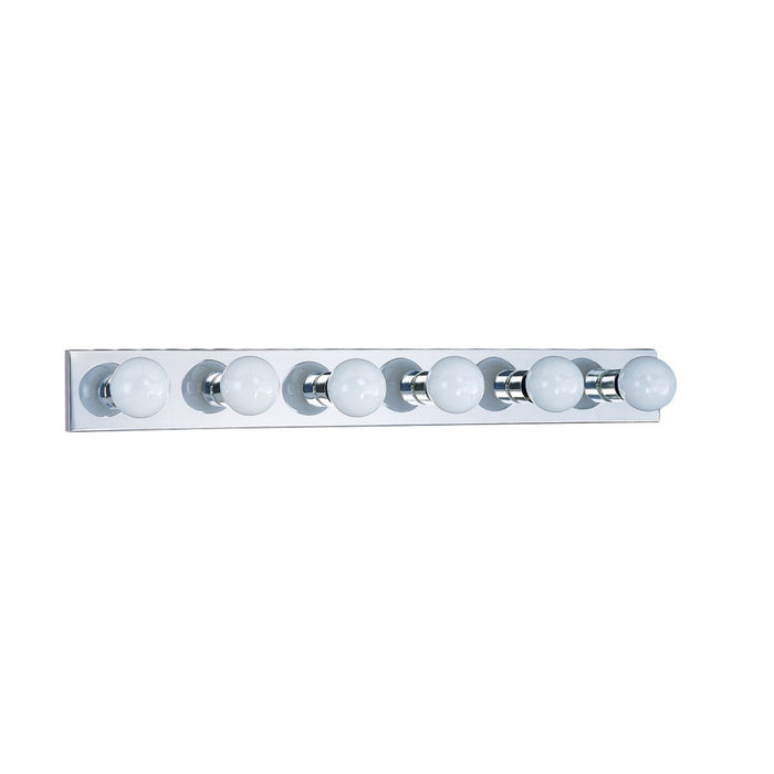 Myhouse Lighting Generation Lighting - 4739-05 - Six Light Wall / Bath - Center Stage - Chrome