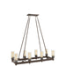 Myhouse Lighting Kichler - 2943OZ - Eight Light Linear Chandelier - Circolo - Olde Bronze