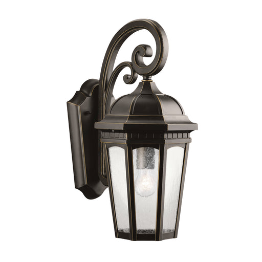 Myhouse Lighting Kichler - 9033RZ - One Light Outdoor Wall Mount - Courtyard - Rubbed Bronze