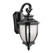 Myhouse Lighting Kichler - 9040BK - One Light Outdoor Wall Mount - Salisbury - Black