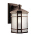 Myhouse Lighting Kichler - 9719PR - One Light Outdoor Wall Mount - Cameron - Prairie Rock