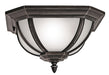 Myhouse Lighting Kichler - 9848RZ - Two Light Outdoor Flush/Semi Flush Mount - Salisbury - Rubbed Bronze