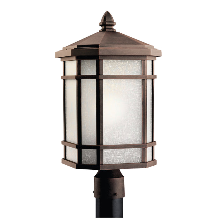 Myhouse Lighting Kichler - 9902PR - One Light Outdoor Post Mount - Cameron - Prairie Rock