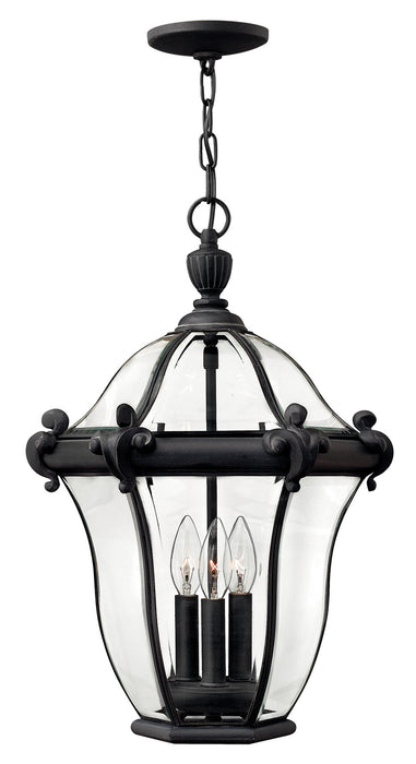 Myhouse Lighting Hinkley - 2442MB - LED Hanging Lantern - San Clemente - Museum Black