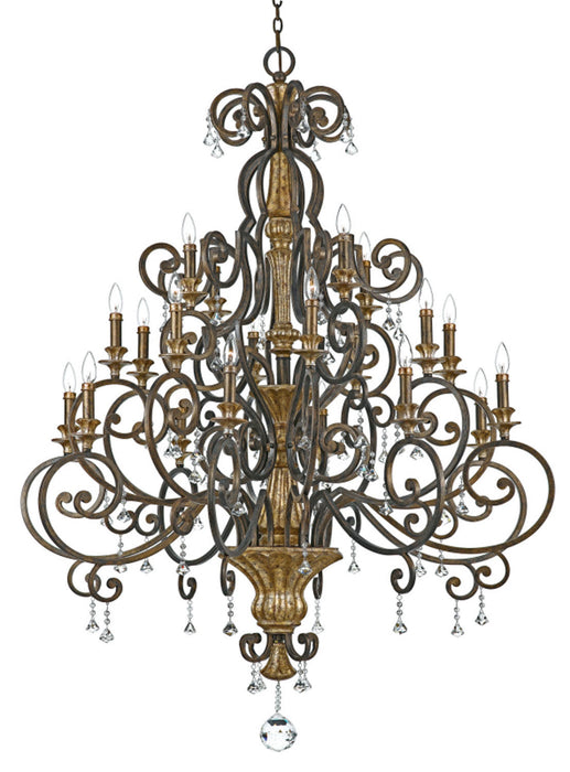 Myhouse Lighting Quoizel - MQ5020HL - 20 Light Chandelier - Marquette - Heirloom