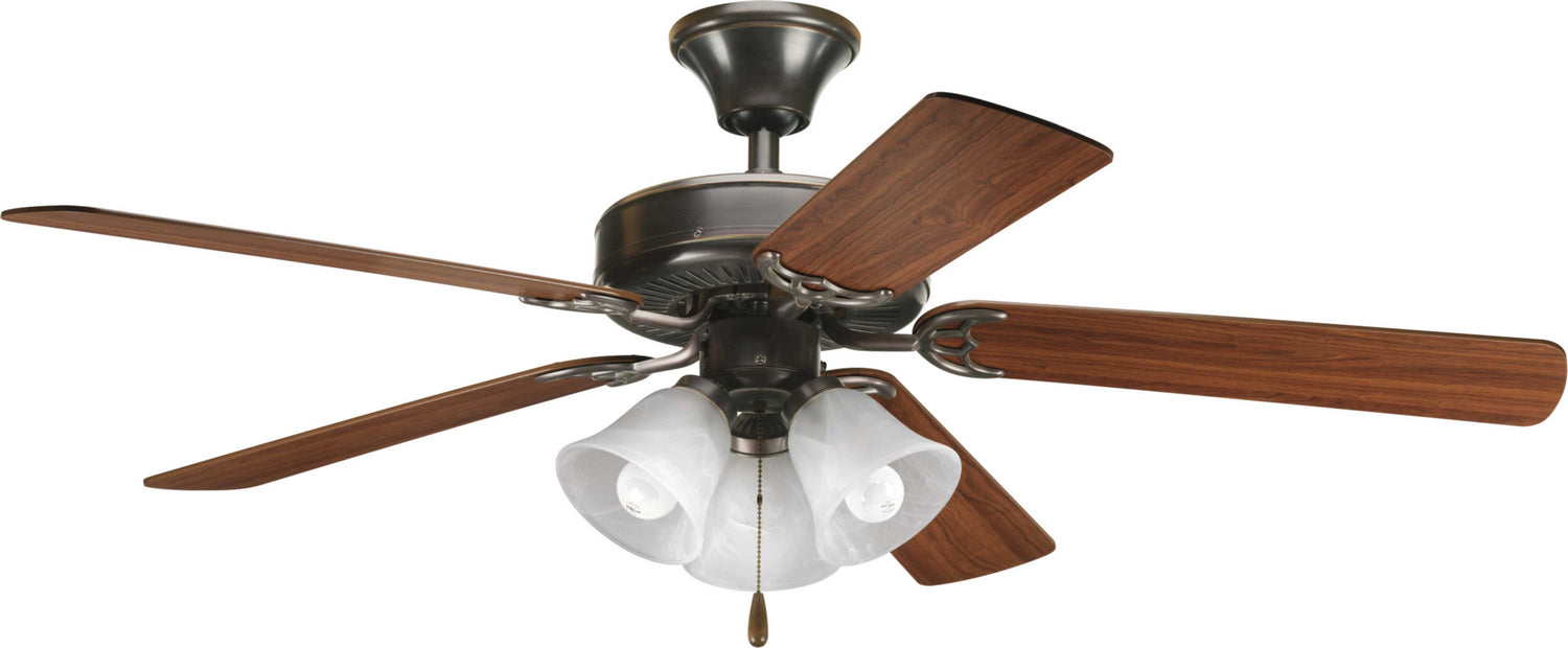 Myhouse Lighting Progress Lighting - P2501-20 - 52"Ceiling Fan - Airpro Builder - Antique Bronze