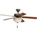 Myhouse Lighting Progress Lighting - P2501-20 - 52"Ceiling Fan - Airpro Builder - Antique Bronze