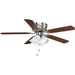 Myhouse Lighting Progress Lighting - P2525-09 - 52"Ceiling Fan - Airpro Hugger - Brushed Nickel