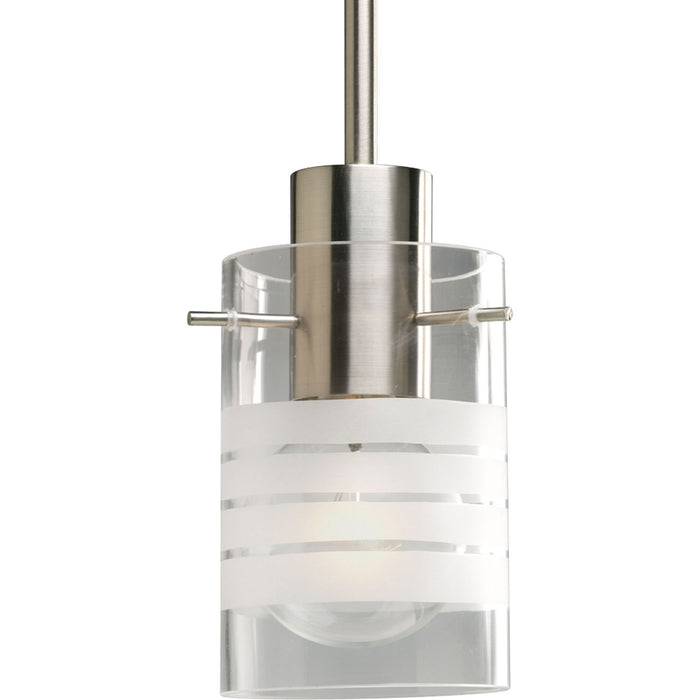 Myhouse Lighting Progress Lighting - P5158-09 - One Light Pendant - Glass Pendants - Brushed Nickel