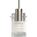 Myhouse Lighting Progress Lighting - P5158-09 - One Light Pendant - Glass Pendants - Brushed Nickel