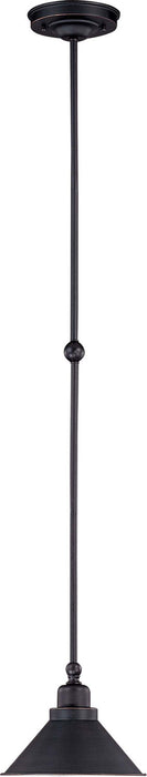 Myhouse Lighting Nuvo Lighting - 60-1708 - One Light Mini Pendant - Bridgeview - Mission Dust Bronze