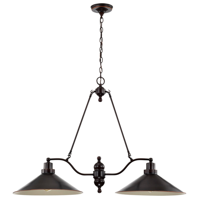 Myhouse Lighting Nuvo Lighting - 60-1703 - Two Light Trestle - Bridgeview - Mission Dust Bronze