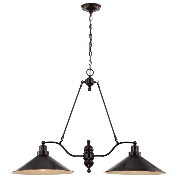 Myhouse Lighting Nuvo Lighting - 60-1703 - Two Light Trestle - Bridgeview - Mission Dust Bronze