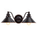 Myhouse Lighting Nuvo Lighting - 60-1711 - Two Light Wall Sconce - Bridgeview - Mission Dust Bronze