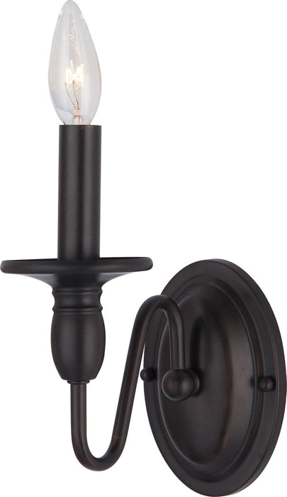 Myhouse Lighting Maxim - 11031OI - One Light Wall Sconce - Towne - Oil Rubbed Bronze