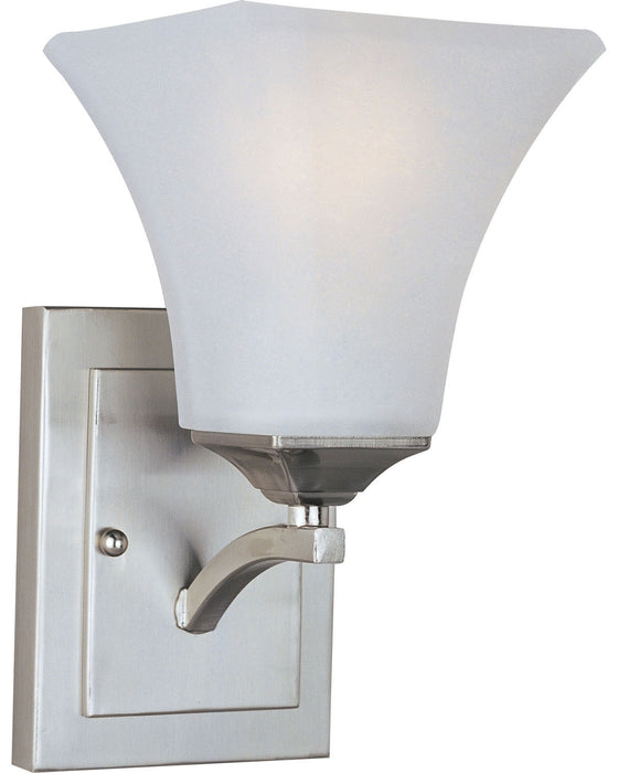 Myhouse Lighting Maxim - 20098FTSN - One Light Wall Sconce - Aurora - Satin Nickel