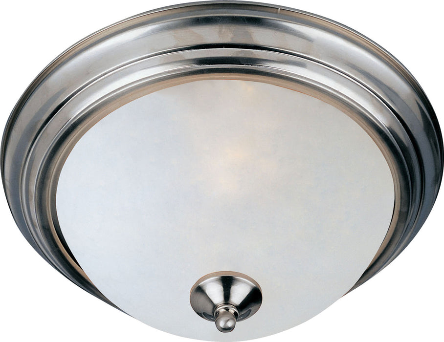 Myhouse Lighting Maxim - 5842FTSN - Three Light Flush Mount - Essentials - 584x - Satin Nickel