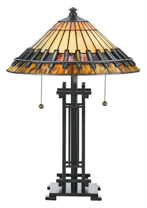 Myhouse Lighting Quoizel - TF489T - Two Light Table Lamp - Chastain - Bronze Patina