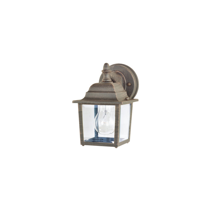 Myhouse Lighting Maxim - 1025RP - One Light Outdoor Wall Lantern - Builder Cast - Rust Patina
