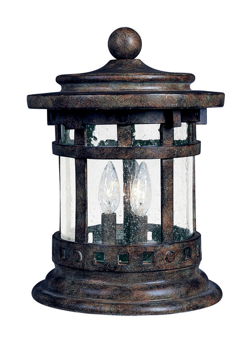 Myhouse Lighting Maxim - 3132CDSE - Three Light Outdoor Deck Lantern - Santa Barbara DC - Sienna