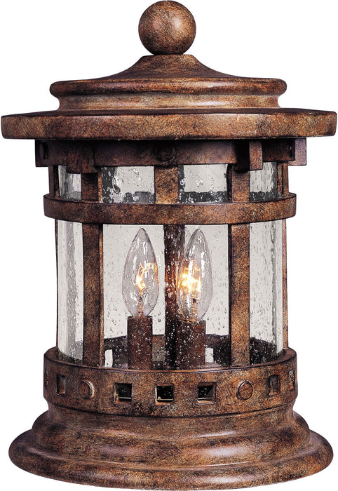 Myhouse Lighting Maxim - 3132CDSE - Three Light Outdoor Deck Lantern - Santa Barbara DC - Sienna