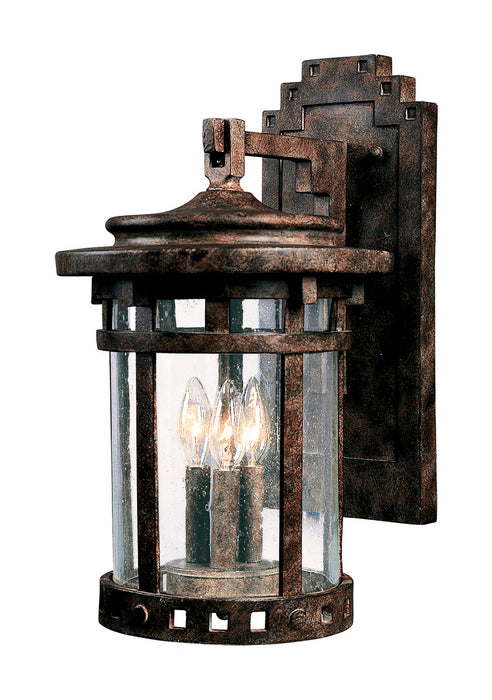 Myhouse Lighting Maxim - 3134CDSE - Three Light Outdoor Wall Lantern - Santa Barbara DC - Sienna