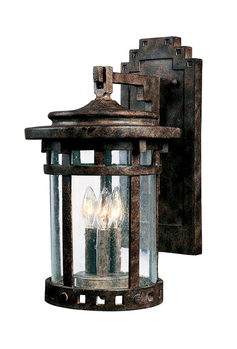 Myhouse Lighting Maxim - 3135CDSE - Three Light Outdoor Wall Lantern - Santa Barbara DC - Sienna