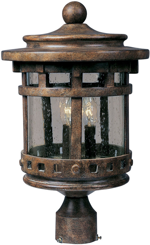 Myhouse Lighting Maxim - 3136CDSE - Three Light Outdoor Pole/Post Lantern - Santa Barbara DC - Sienna