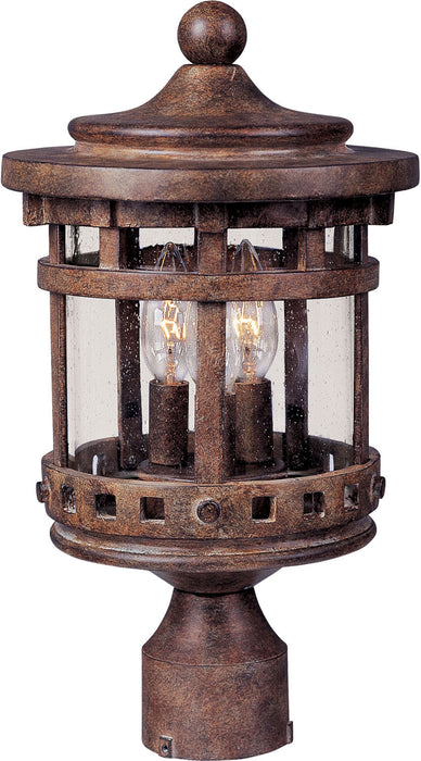 Myhouse Lighting Maxim - 3137CDSE - Three Light Outdoor Pole/Post Lantern - Santa Barbara DC - Sienna